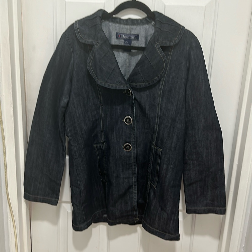 Jean Trench Jacket
